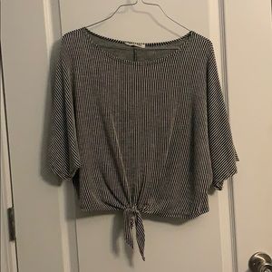 Caution to the Wind Striped Top